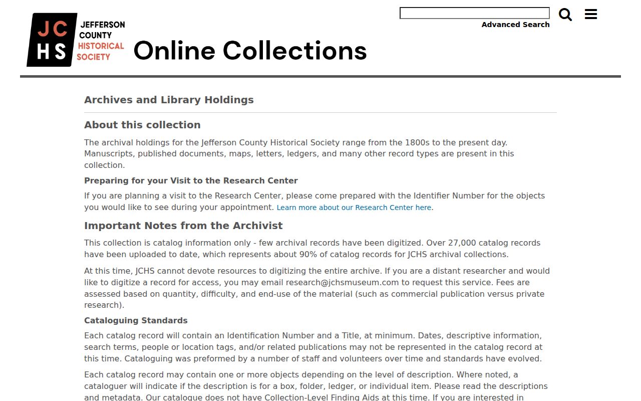 Jefferson city directory research through Jefferson County Historical Society holdings catalog